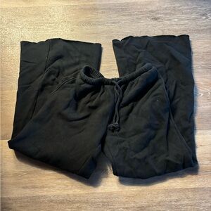 Wild Fable Black Wide Leg sweatpants